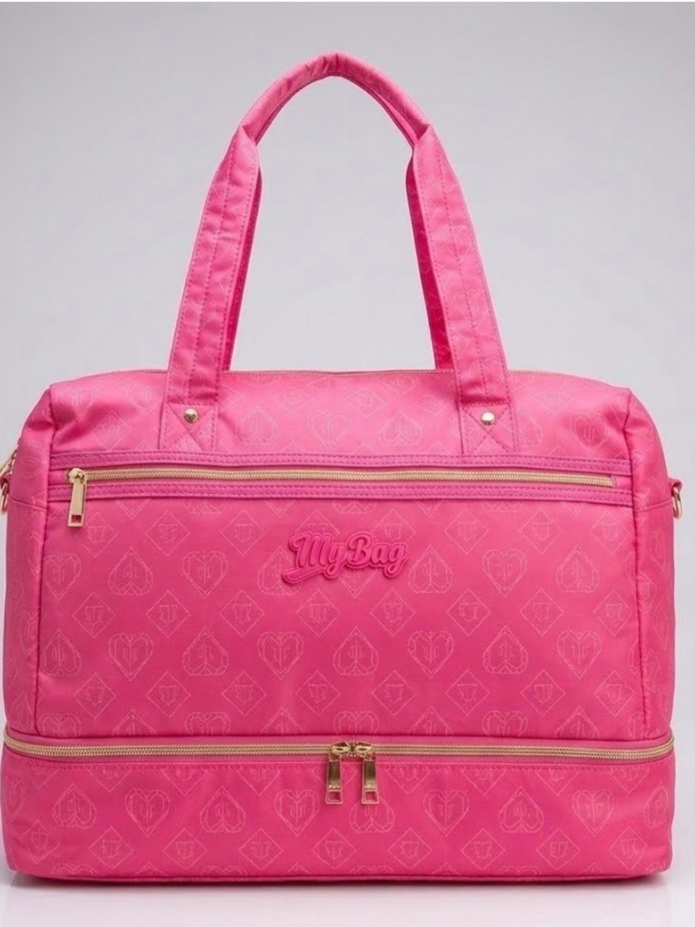 Juicy Couture Pink Logo Travel Bag - Picture 3 of 15